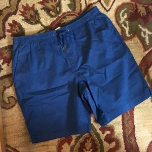 GAP Size Large Pull-On Short Cotton/Spandex Classic Blue Elastic & Tie $49 NEW